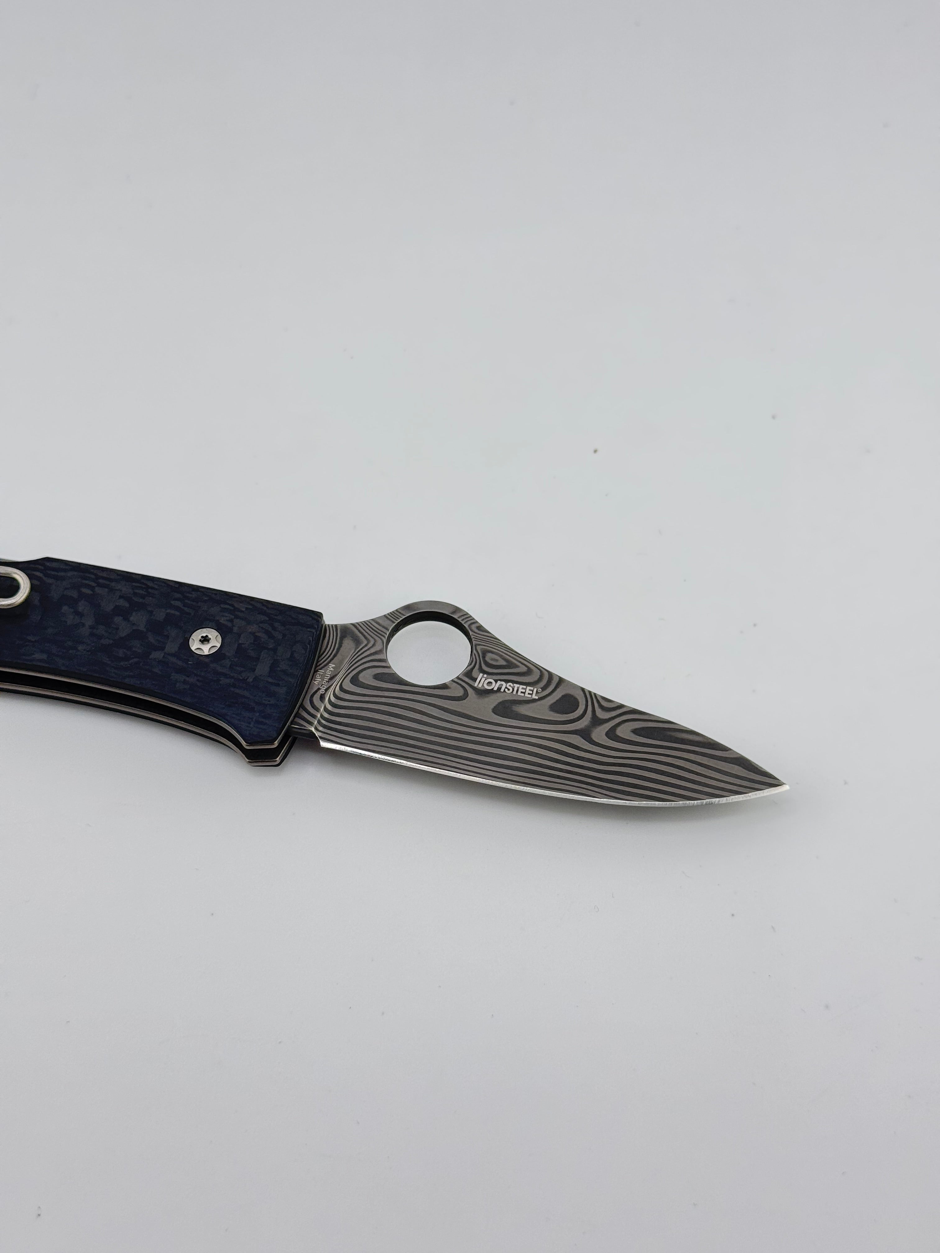 SPYOPERA Carbon Fiber/Damascus