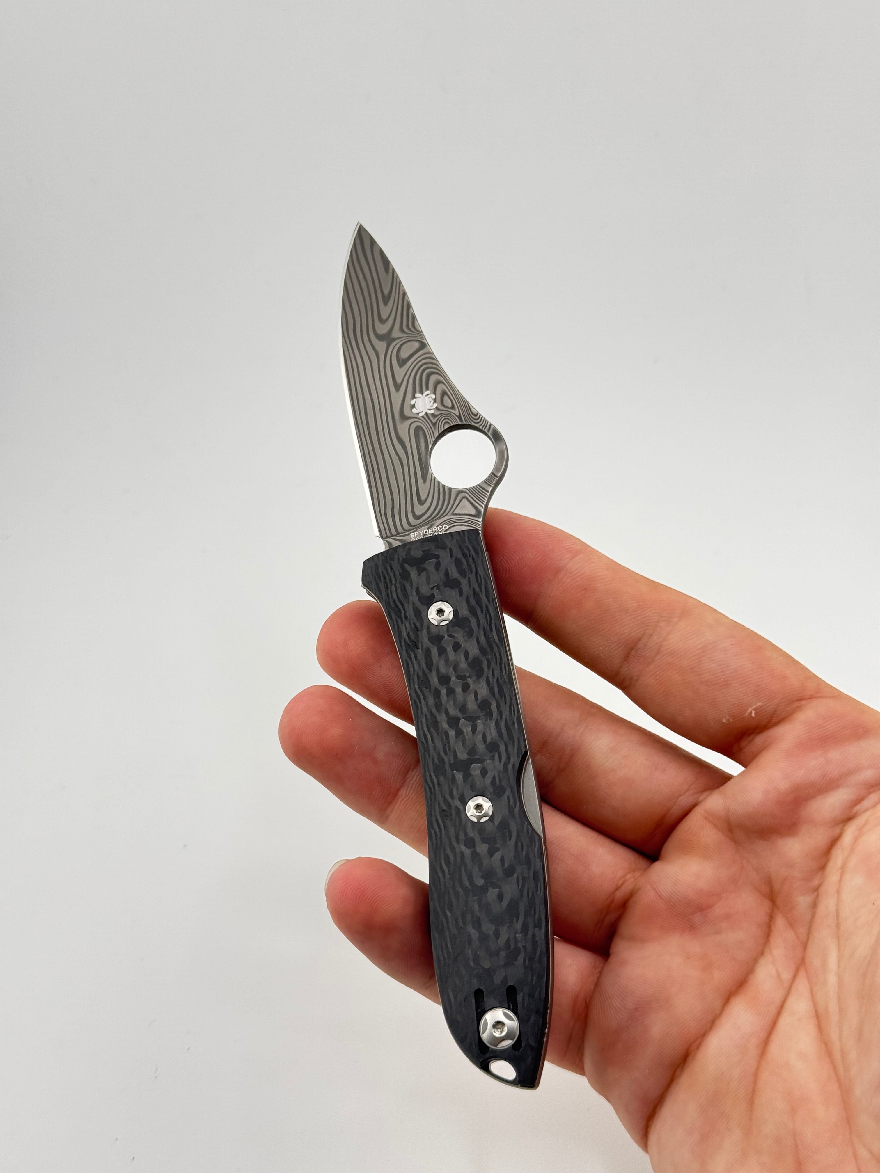 SPYOPERA Carbon Fiber/Damascus