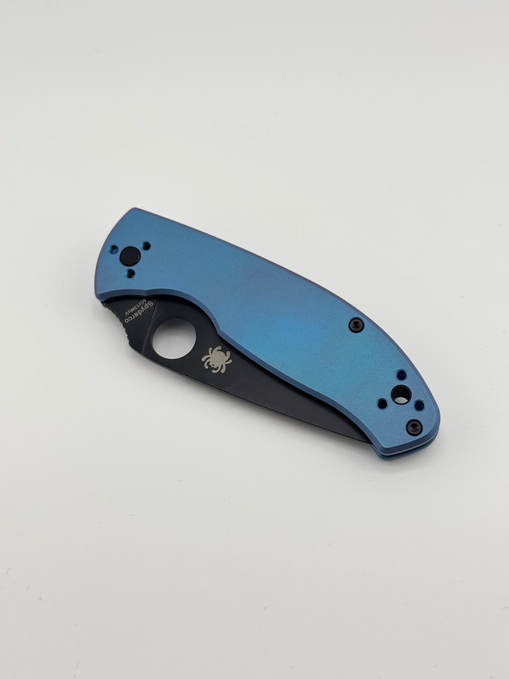 TENACIOUS Blue Titanium Black Blade