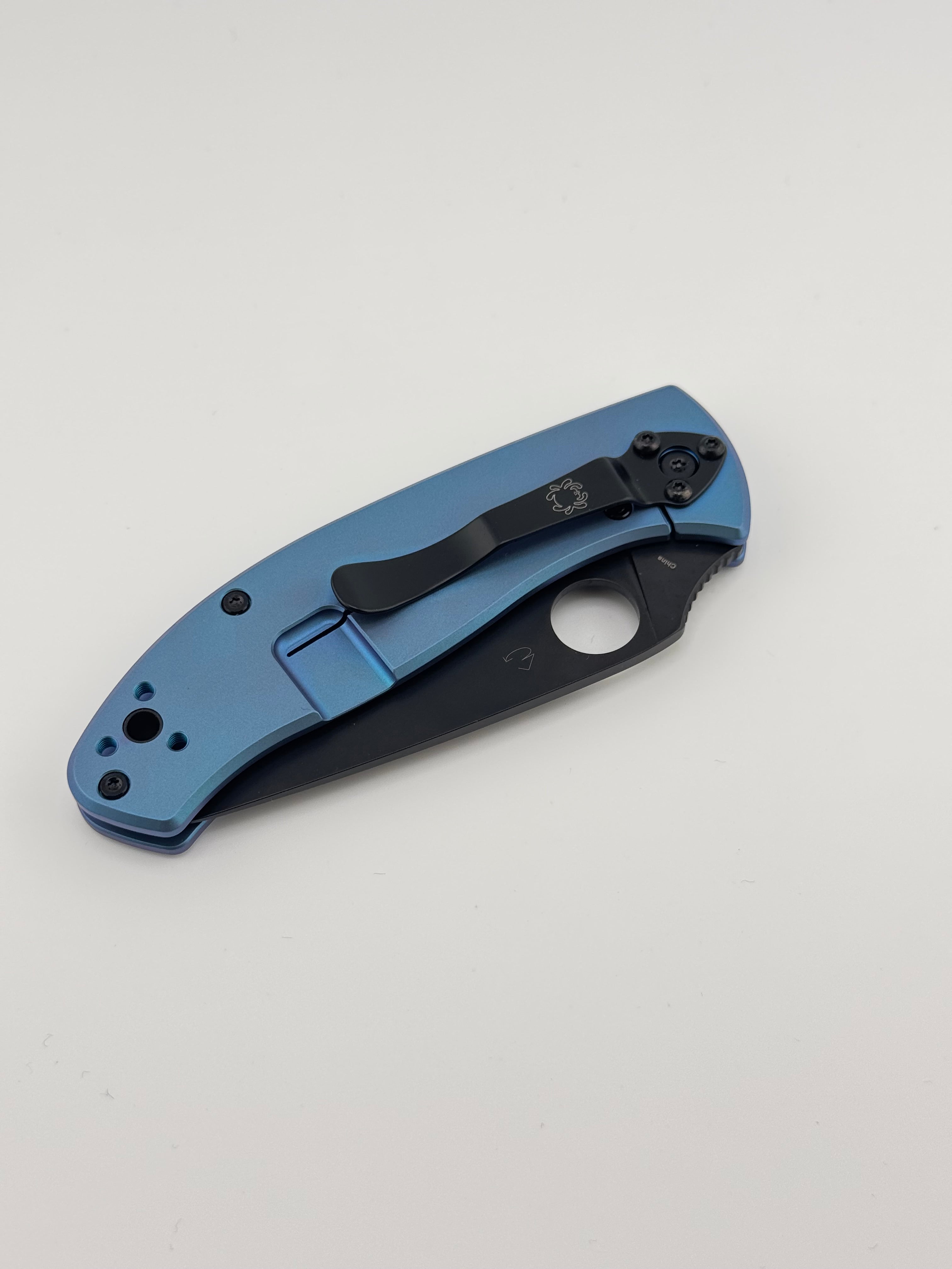 TENACIOUS Blue Titanium Black Blade