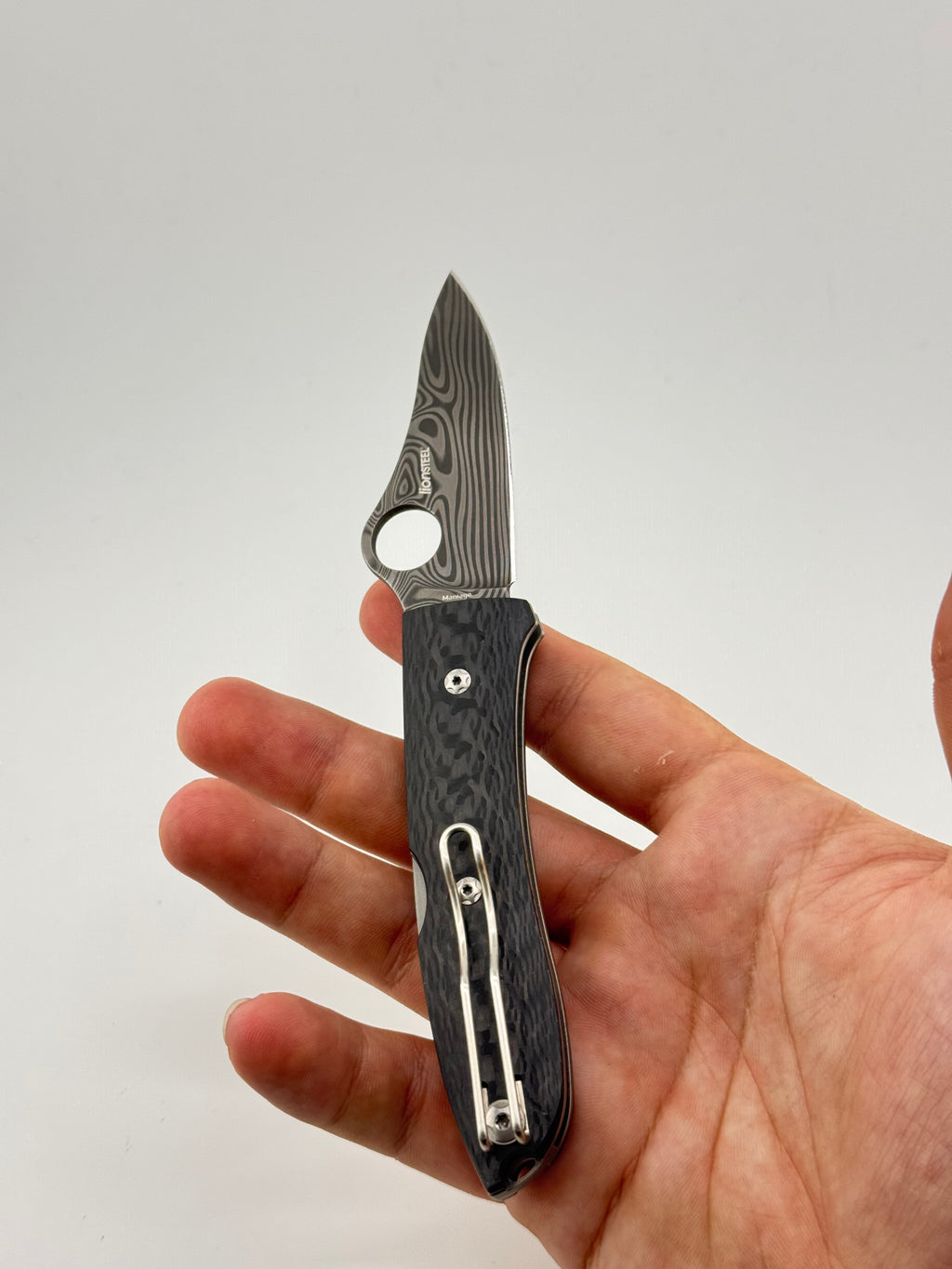 SPYOPERA Carbon Fiber/Damascus