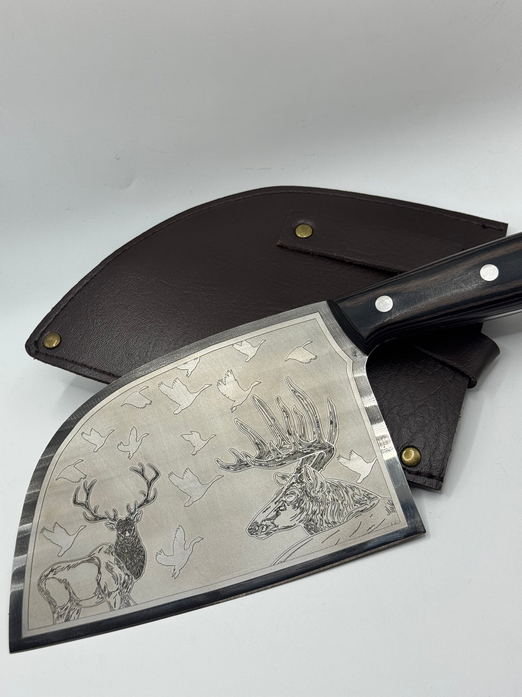 One Side Chef Knife (Deer Design)