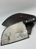 One Side Chef Knife (Deer Design)