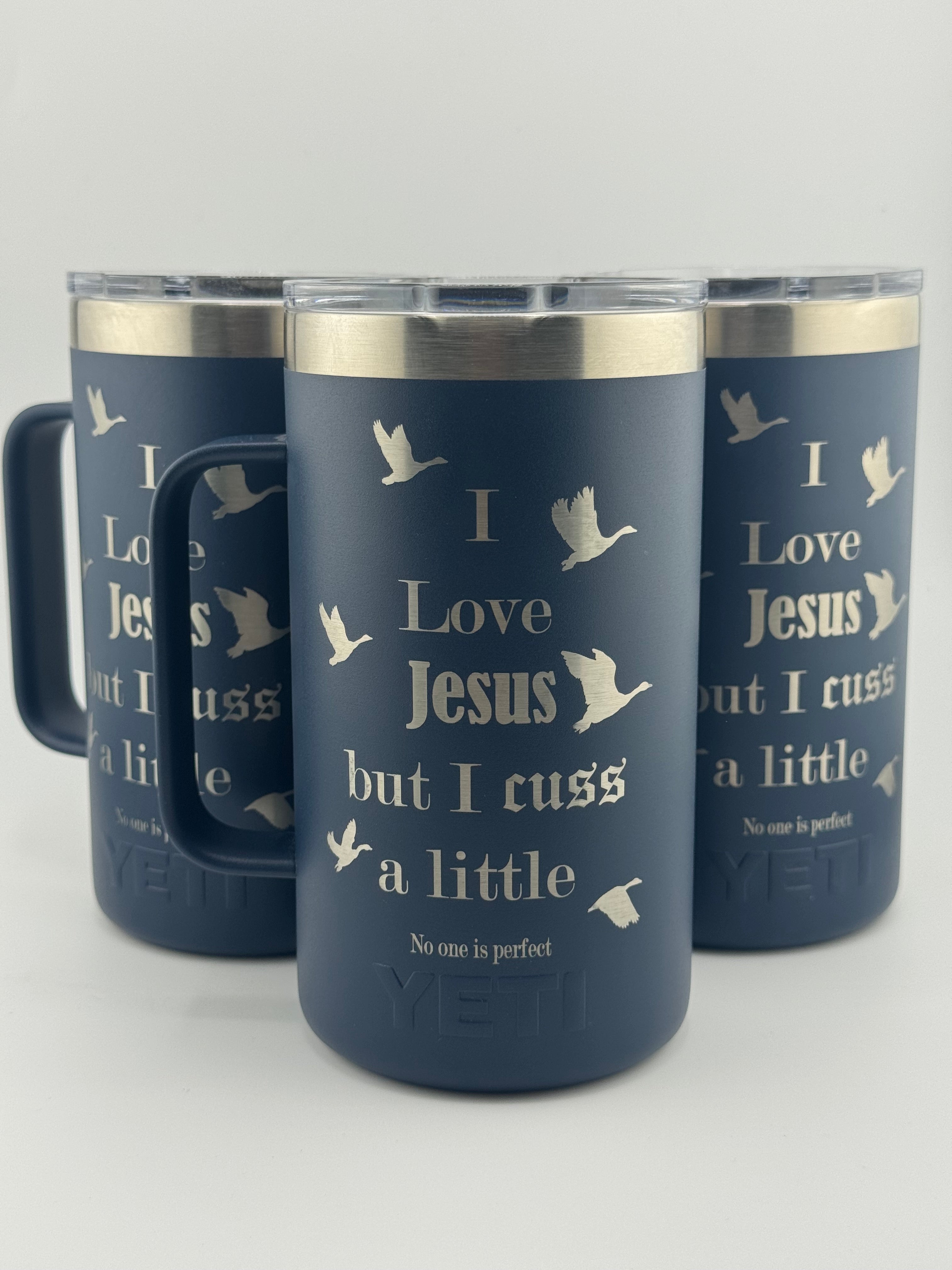 Yeti 24oz Mug w/quote