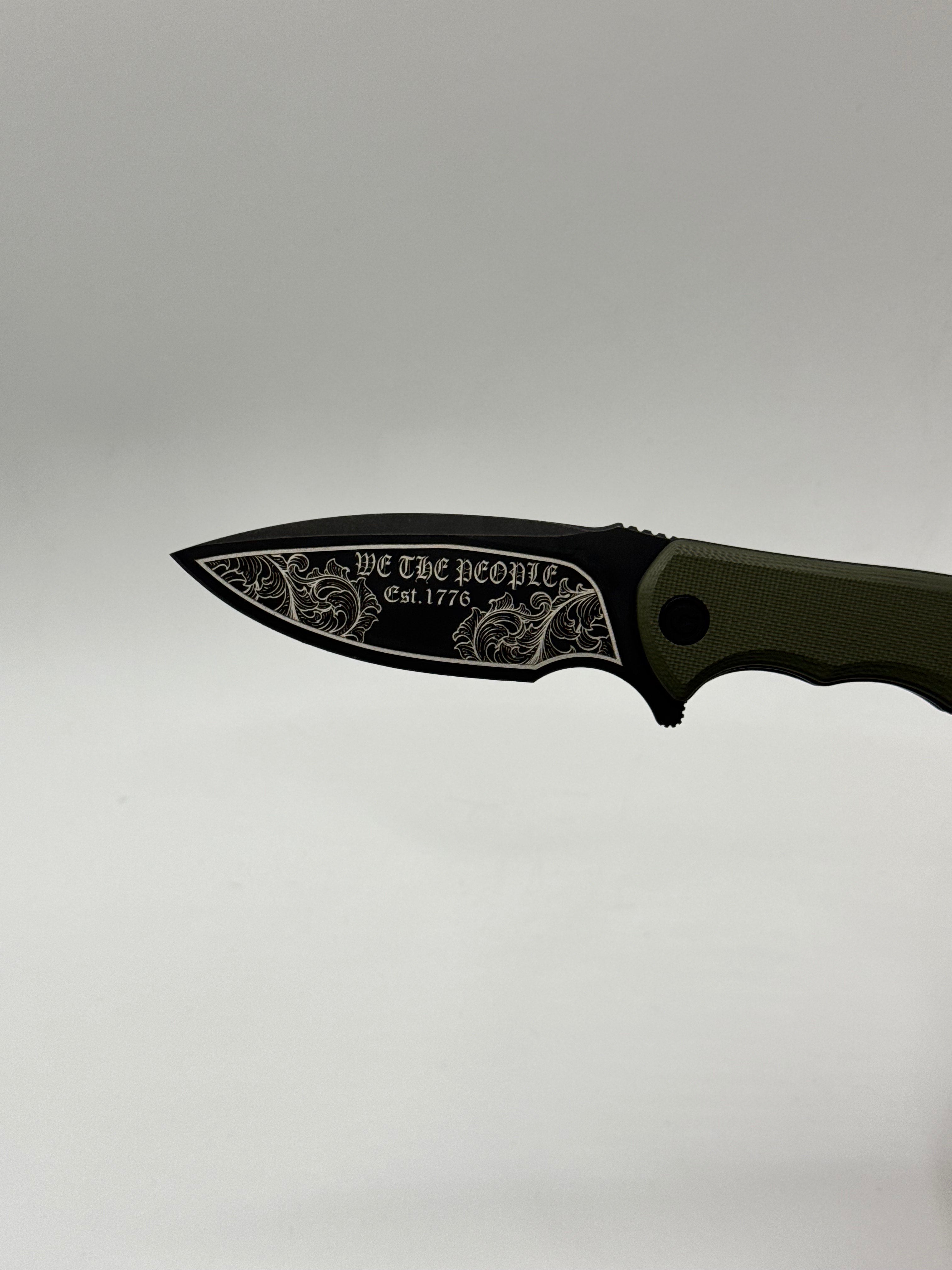 America Theme Pocket Knife