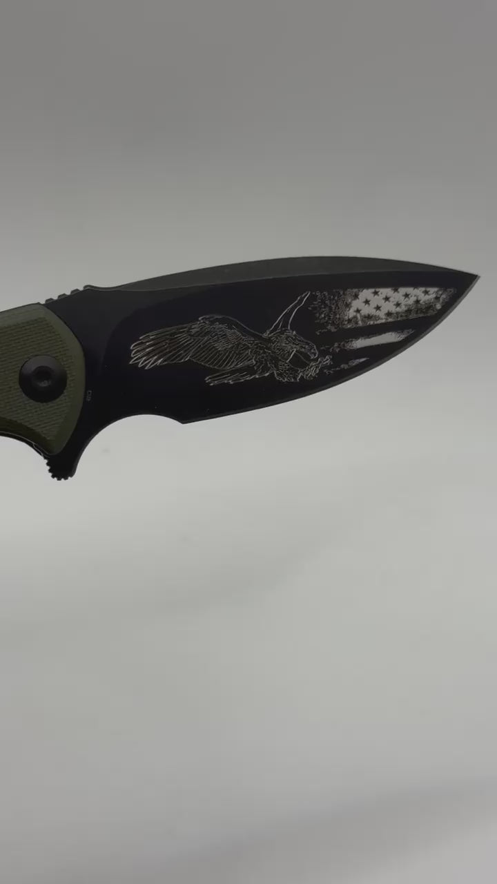 America Theme Pocket Knife